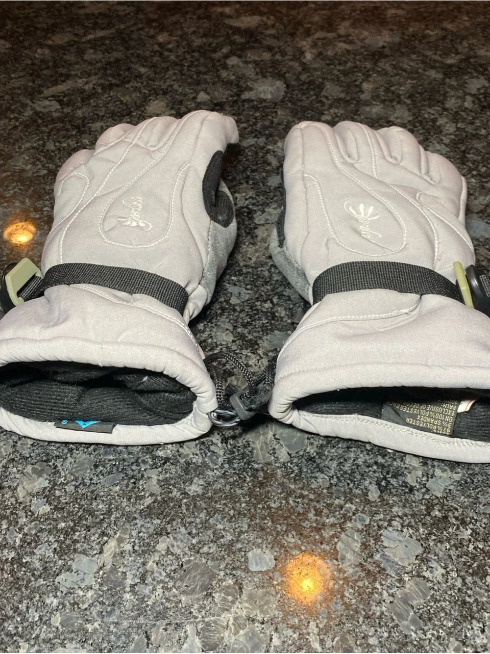 Gordini Women Gray Winter Ski Snowboard Gloves Size Small
